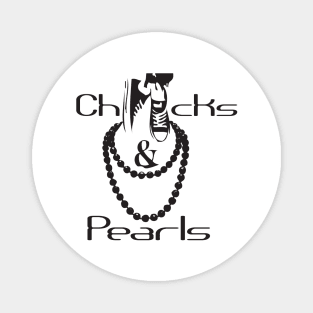 chucks & pearls Magnet